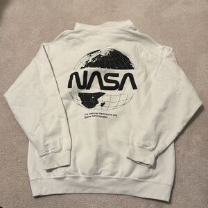 NASA White Sweatshirt